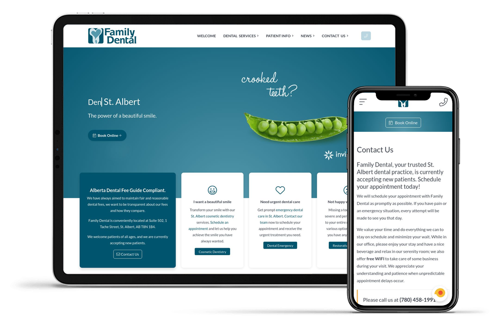 Dental website design