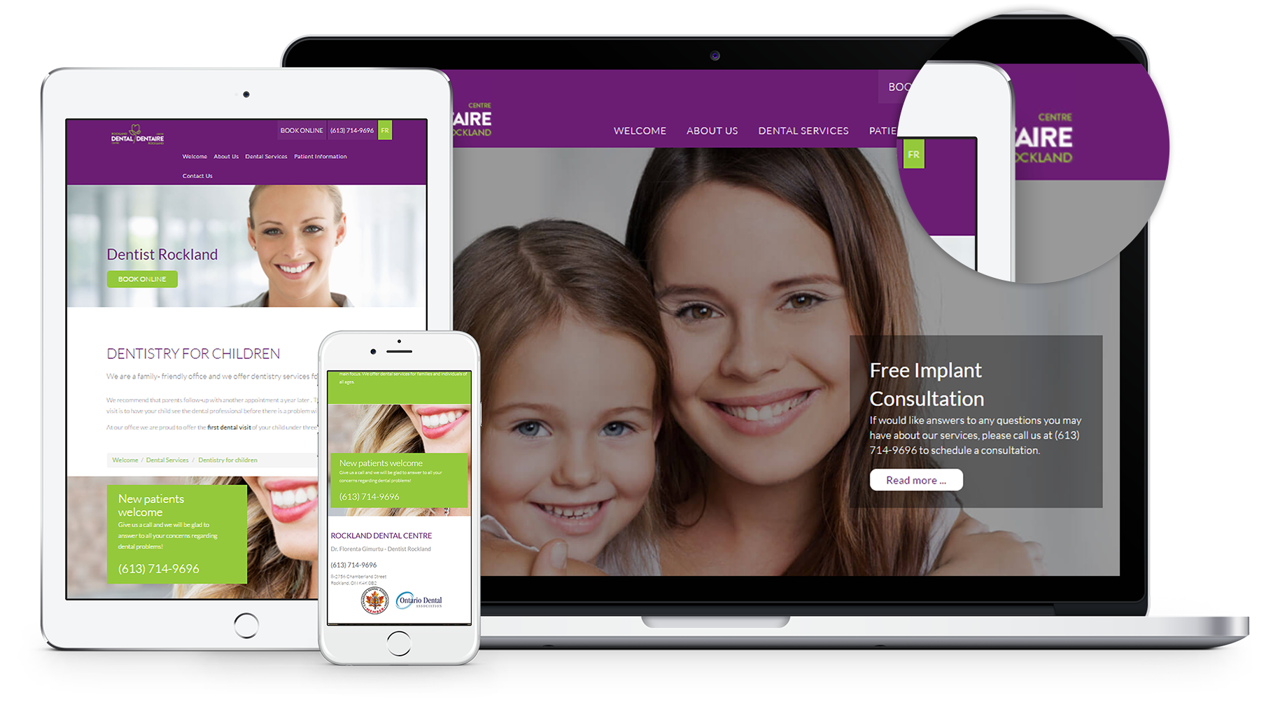 Full Dental Website MarketDental