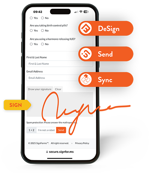 Signforms - Design, Send, Sync